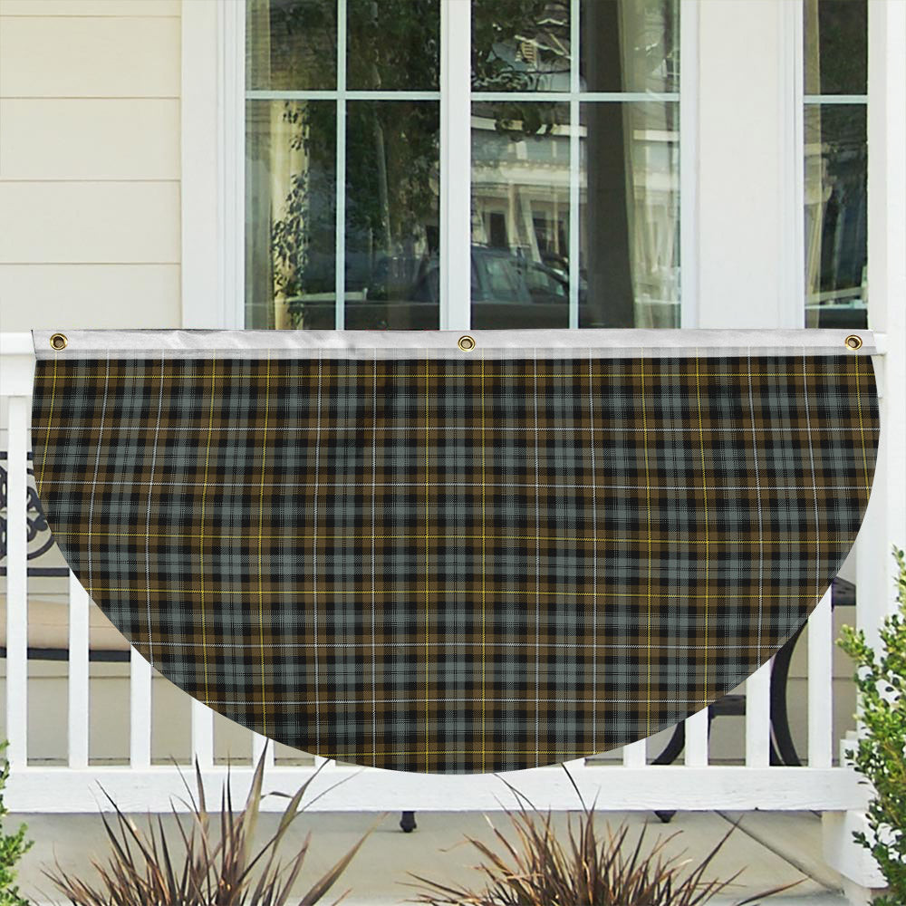 ScotsTee Shop Scottish Campbell Argyll Weathered Tartan Non-Pleated Fan Flag Bunting Banner