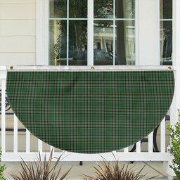 ScotsTee Shop Scottish Currie of Balilone Tartan Non-Pleated Fan Flag Bunting Banner