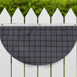 ScotsTee Shop Scottish Carnegie Check Modern Tartan Non-Pleated Fan Flag Bunting Banner
