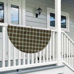 ScotsTee Shop Scottish Burns Battalion Tartan Non-Pleated Fan Flag Bunting Banner