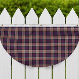 ScotsTee Shop Scottish Carnegie 2 Tartan Non-Pleated Fan Flag Bunting Banner