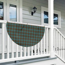 ScotsTee Shop Scottish Currie of Arran Modern Clan Tartan Non-Pleated Fan Flag Bunting Banner