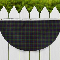 ScotsTee Shop Scottish Cunningham Hunting Tartan Non-Pleated Fan Flag Bunting Banner