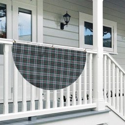ScotsTee Shop Scottish Craig Modern Tartan Non-Pleated Fan Flag Bunting Banner