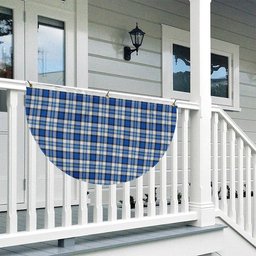 ScotsTee Shop Scottish Craig Paisley Modern Tartan Non-Pleated Fan Flag Bunting Banner