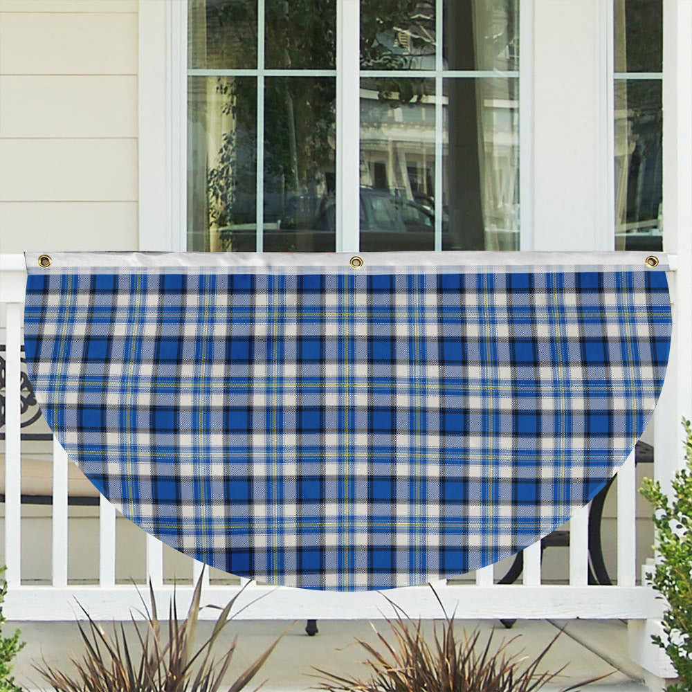 ScotsTee Shop Scottish Craig Paisley Modern Tartan Non-Pleated Fan Flag Bunting Banner