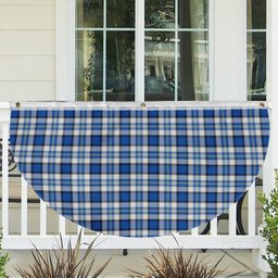 ScotsTee Shop Scottish Craig Paisley Modern Tartan Non-Pleated Fan Flag Bunting Banner