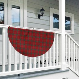 ScotsTee Shop Scottish Carruthers Modern Tartan Non-Pleated Fan Flag Bunting Banner