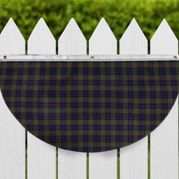 ScotsTee Shop Scottish Clelland SC Tartan Non-Pleated Fan Flag Bunting Banner