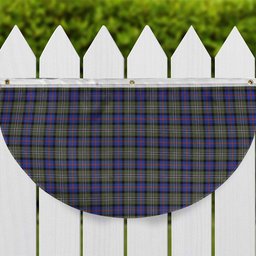 ScotsTee Shop Scottish Clan Logan Society International Tartan Non-Pleated Fan Flag Bunting Banner
