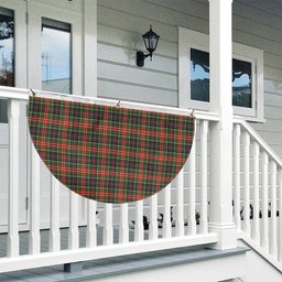 ScotsTee Shop Scottish Christie Ancient Tartan Non-Pleated Fan Flag Bunting Banner