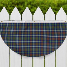ScotsTee Shop Scottish Cathcart Modern Tartan Non-Pleated Fan Flag Bunting Banner