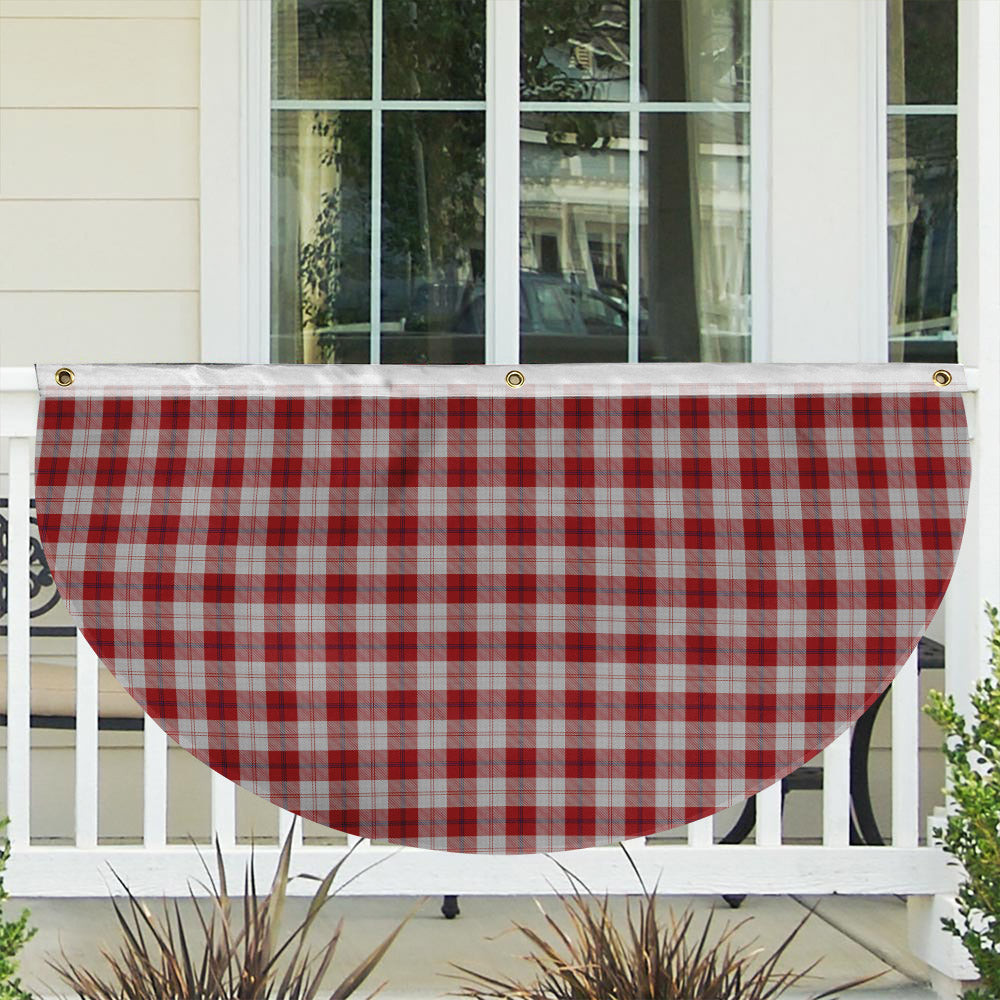 ScotsTee Shop Scottish Cunningham Dress Tartan Non-Pleated Fan Flag Bunting Banner