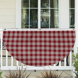 ScotsTee Shop Scottish Cunningham Dress Tartan Non-Pleated Fan Flag Bunting Banner
