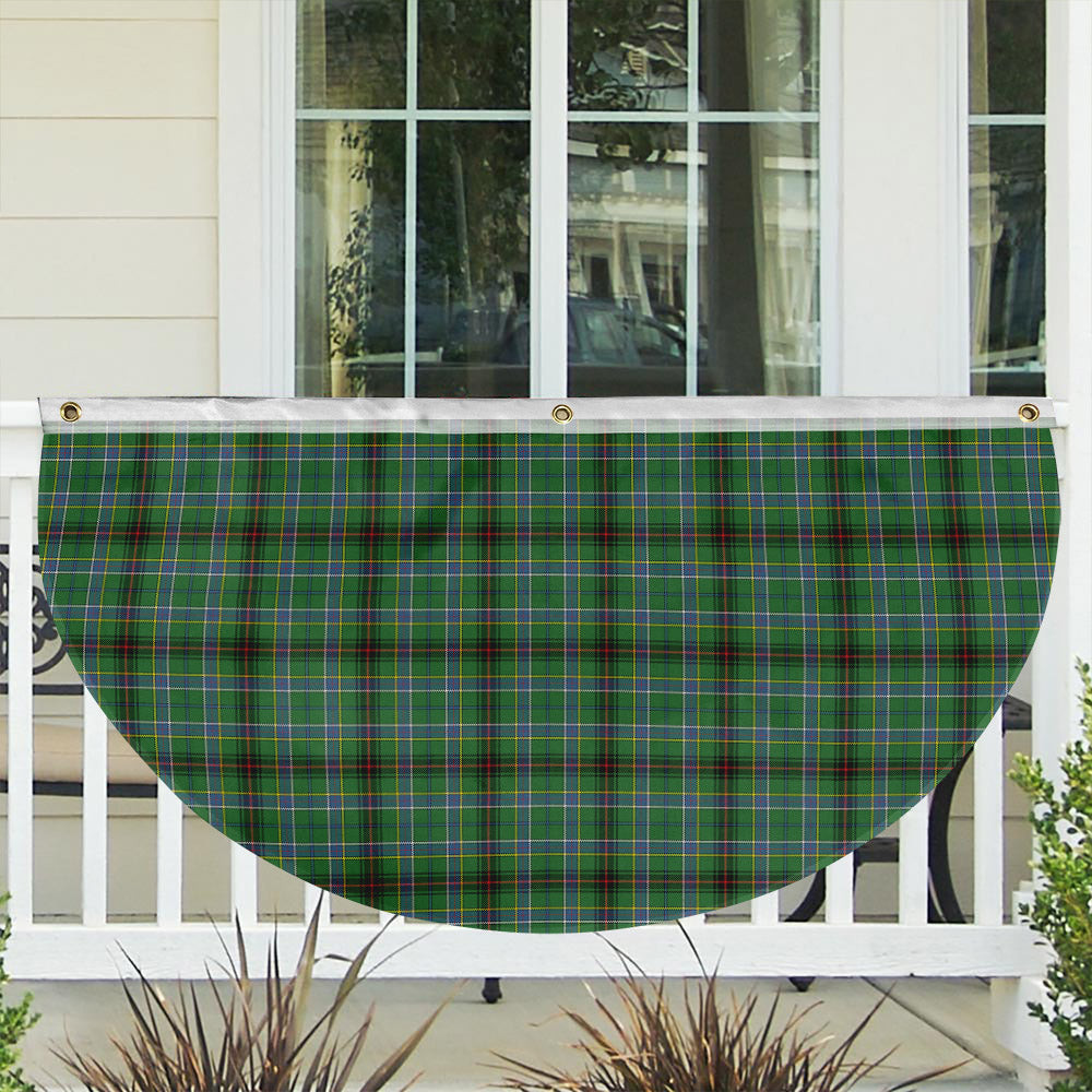 ScotsTee Shop Scottish Duncan of Sketraw Ancient Tartan Non-Pleated Fan Flag Bunting Banner