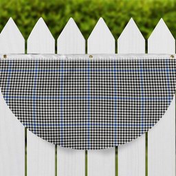 ScotsTee Shop Scottish Gladstone Modern Tartan Non-Pleated Fan Flag Bunting Banner