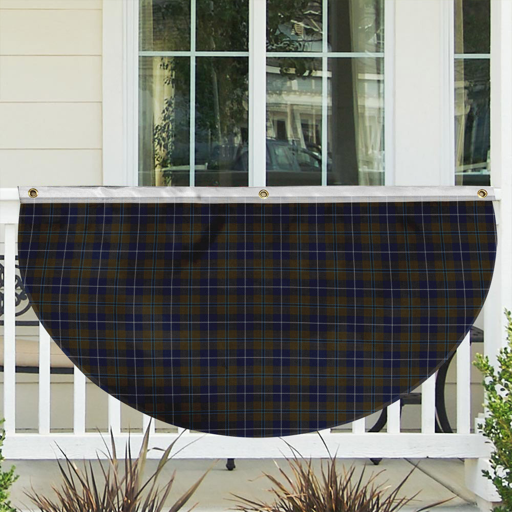 ScotsTee Shop Scottish Douglas Brown Tartan Non-Pleated Fan Flag Bunting Banner
