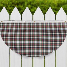 ScotsTee Shop Scottish Dennistoun Tartan Non-Pleated Fan Flag Bunting Banner