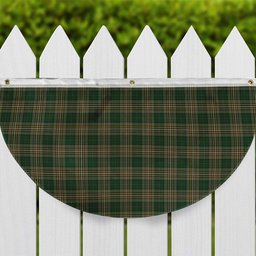 ScotsTee Shop Scottish Fitzsimmons Tartan Non-Pleated Fan Flag Bunting Banner
