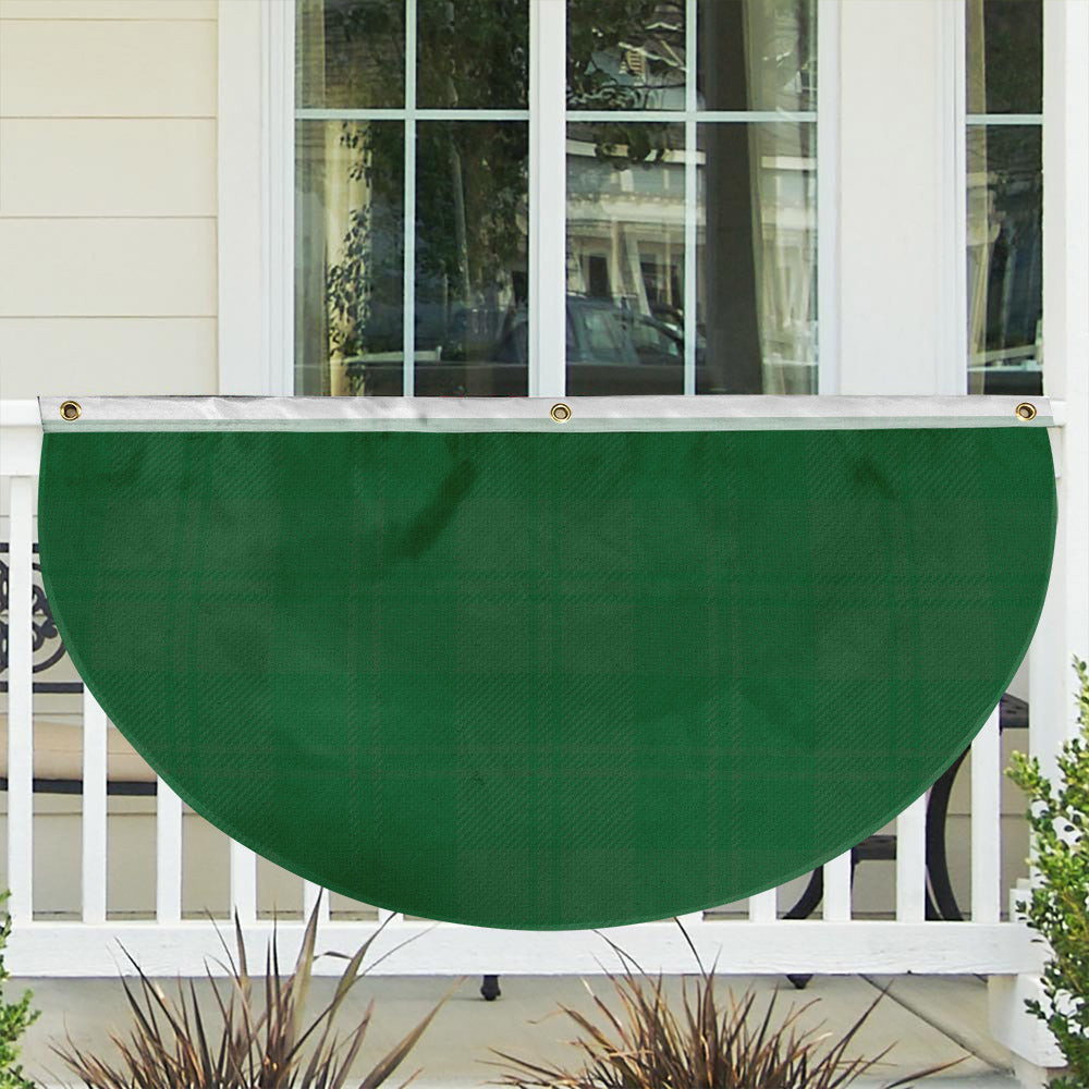 ScotsTee Shop Scottish Erskine Hunting Ancient Tartan Non-Pleated Fan Flag Bunting Banner