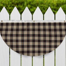 ScotsTee Shop Scottish Dunlop Hunting Ancient Tartan Non-Pleated Fan Flag Bunting Banner