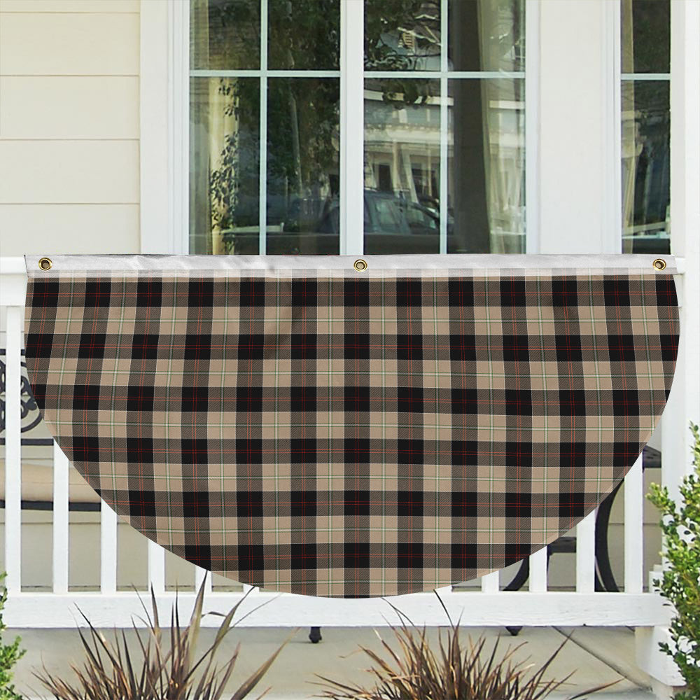 ScotsTee Shop Scottish Dunlop Hunting Ancient Tartan Non-Pleated Fan Flag Bunting Banner