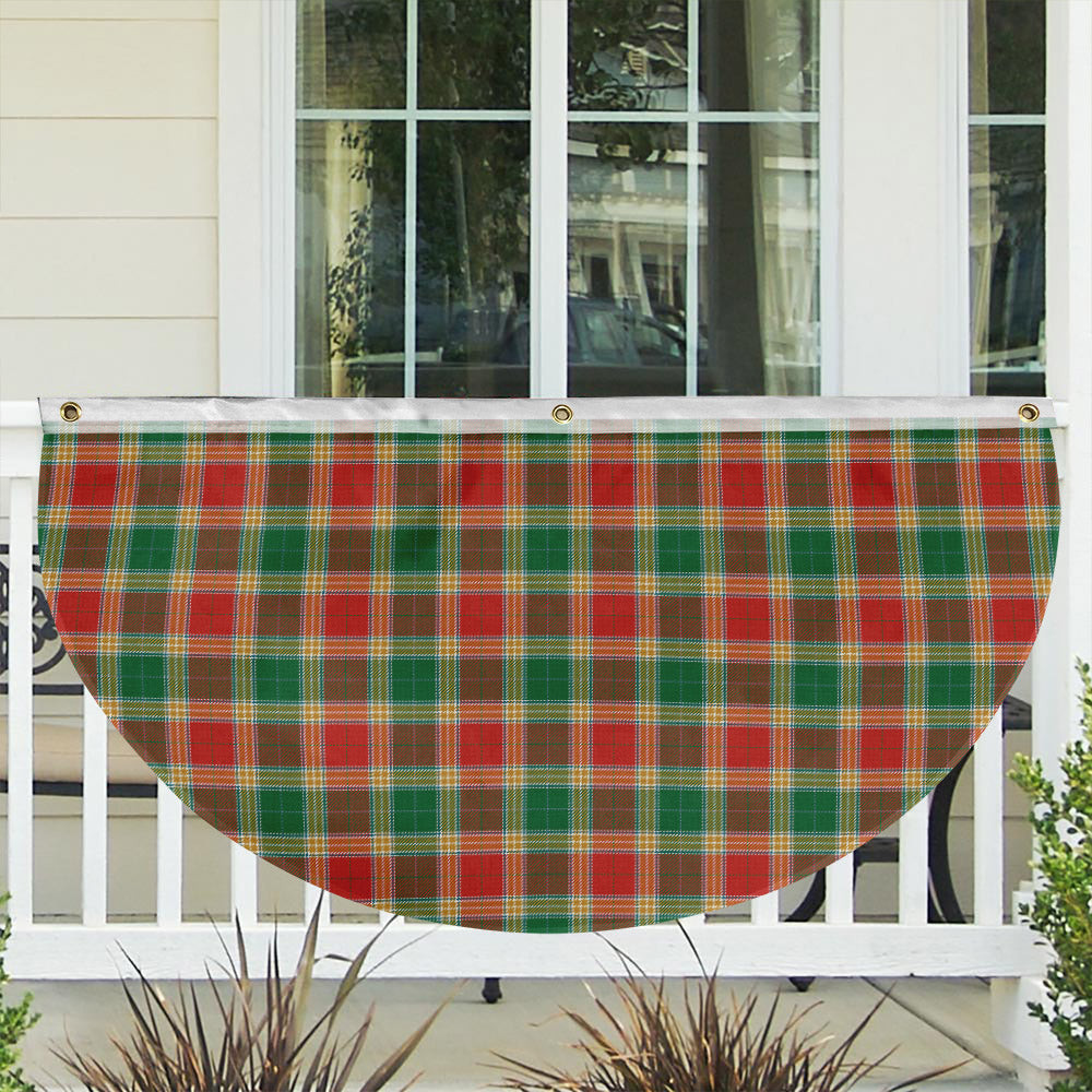 ScotsTee Shop Scottish Gibbs Ancient Tartan Non-Pleated Fan Flag Bunting Banner