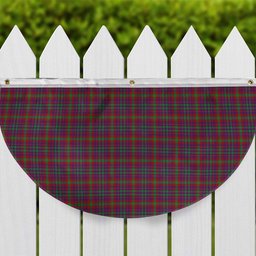ScotsTee Shop Scottish Fiddes Corrected Tartan Non-Pleated Fan Flag Bunting Banner