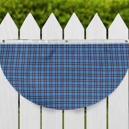 ScotsTee Shop Scottish Elliot Ancient Tartan Non-Pleated Fan Flag Bunting Banner
