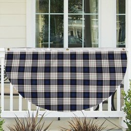 ScotsTee Shop Scottish Ferguson Dress Tartan Non-Pleated Fan Flag Bunting Banner