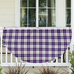 ScotsTee Shop Scottish Dunlop Dress Modern Tartan Non-Pleated Fan Flag Bunting Banner