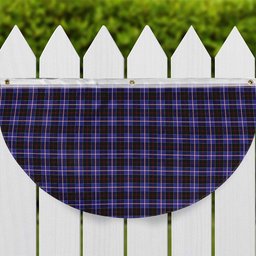 ScotsTee Shop Scottish Dunlop Modern Tartan Non-Pleated Fan Flag Bunting Banner