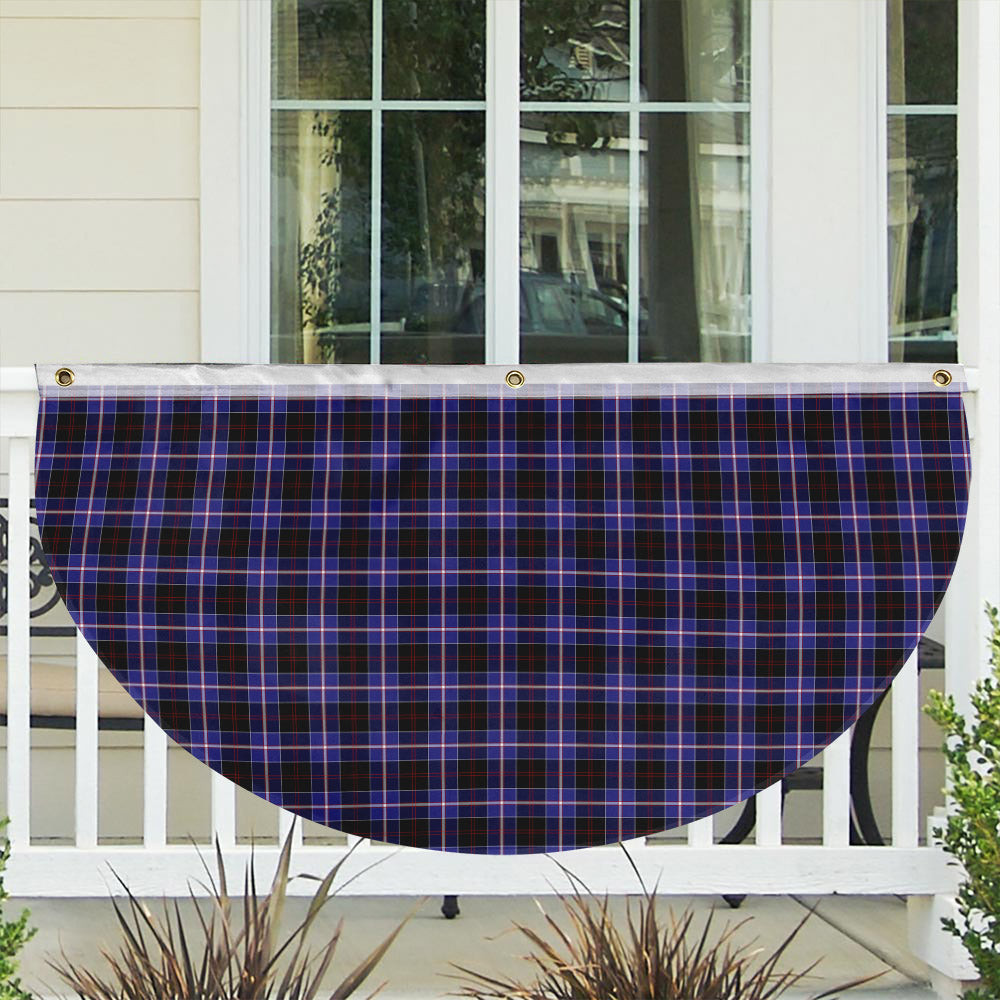 ScotsTee Shop Scottish Dunlop Modern Tartan Non-Pleated Fan Flag Bunting Banner