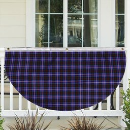 ScotsTee Shop Scottish Dunlop Modern Tartan Non-Pleated Fan Flag Bunting Banner