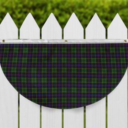 ScotsTee Shop Scottish Forsyth Modern Tartan Non-Pleated Fan Flag Bunting Banner