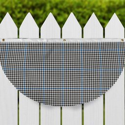 ScotsTee Shop Scottish Gladstone Ancient Tartan Non-Pleated Fan Flag Bunting Banner