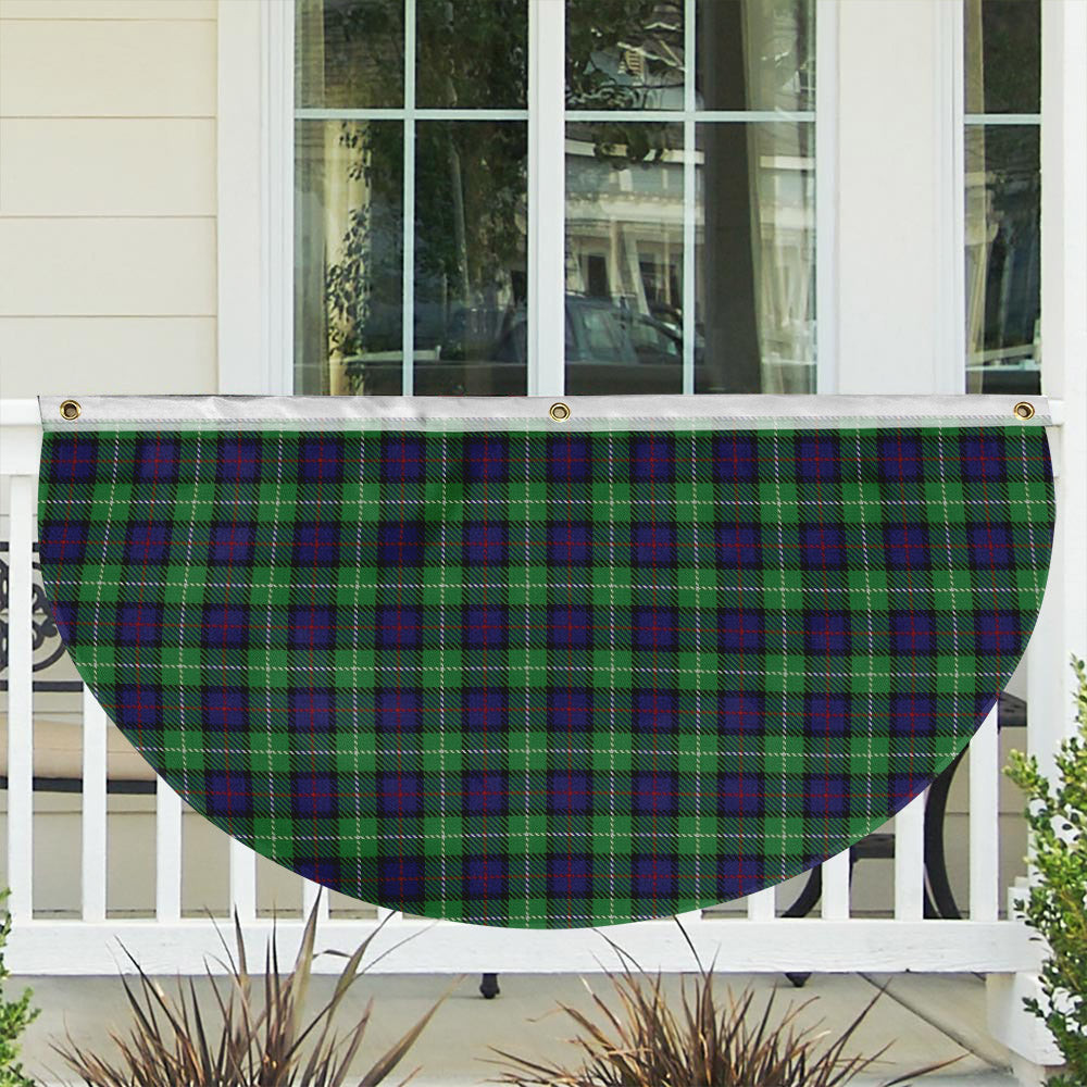 ScotsTee Shop Scottish Davidson of Tulloch Tartan Non-Pleated Fan Flag Bunting Banner