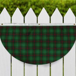 ScotsTee Shop Scottish Ged Tartan Non-Pleated Fan Flag Bunting Banner