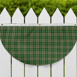 ScotsTee Shop Scottish Dunbar Hunting Ancient Tartan Non-Pleated Fan Flag Bunting Banner