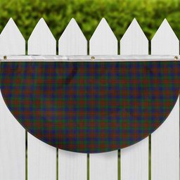 ScotsTee Shop Scottish Dogwood Tartan Non-Pleated Fan Flag Bunting Banner