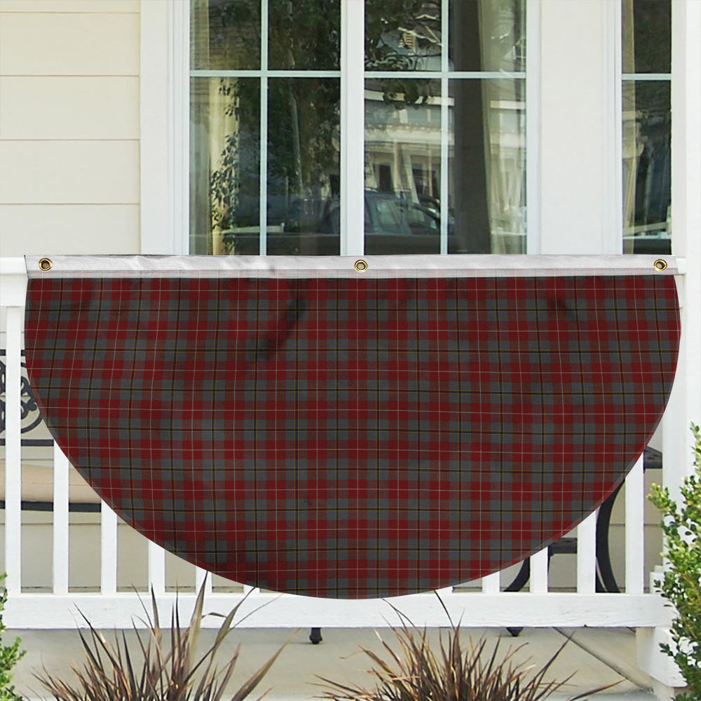 ScotsTee Shop Scottish Douglas Ancient Red Tartan Non-Pleated Fan Flag Bunting Banner