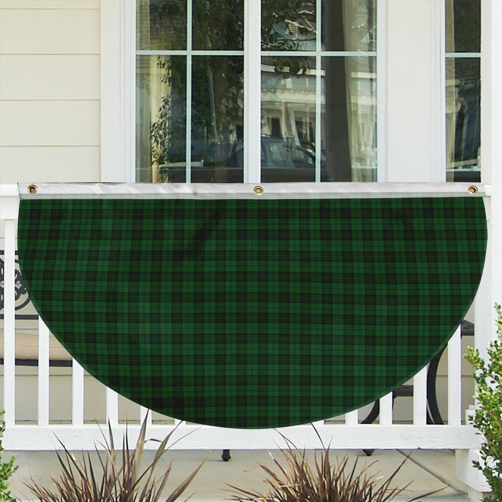 ScotsTee Shop Scottish Dunbar Hunting Tartan Non-Pleated Fan Flag Bunting Banner