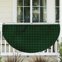 ScotsTee Shop Scottish Dunbar Hunting Tartan Non-Pleated Fan Flag Bunting Banner
