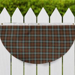 ScotsTee Shop Scottish Fergusson Weathered Tartan Non-Pleated Fan Flag Bunting Banner