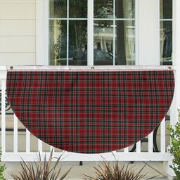 ScotsTee Shop Scottish Donald of Lochmaddy Tartan Non-Pleated Fan Flag Bunting Banner
