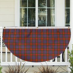 ScotsTee Shop Scottish Dalrymple Orginal Tartan Non-Pleated Fan Flag Bunting Banner