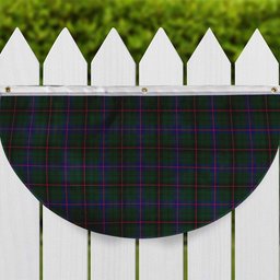 ScotsTee Shop Scottish Davidson Modern Tartan Non-Pleated Fan Flag Bunting Banner
