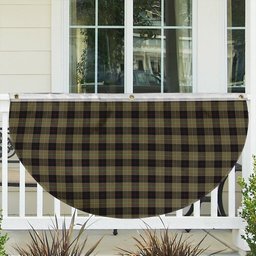 ScotsTee Shop Scottish Dunlop Hunting Tartan Non-Pleated Fan Flag Bunting Banner