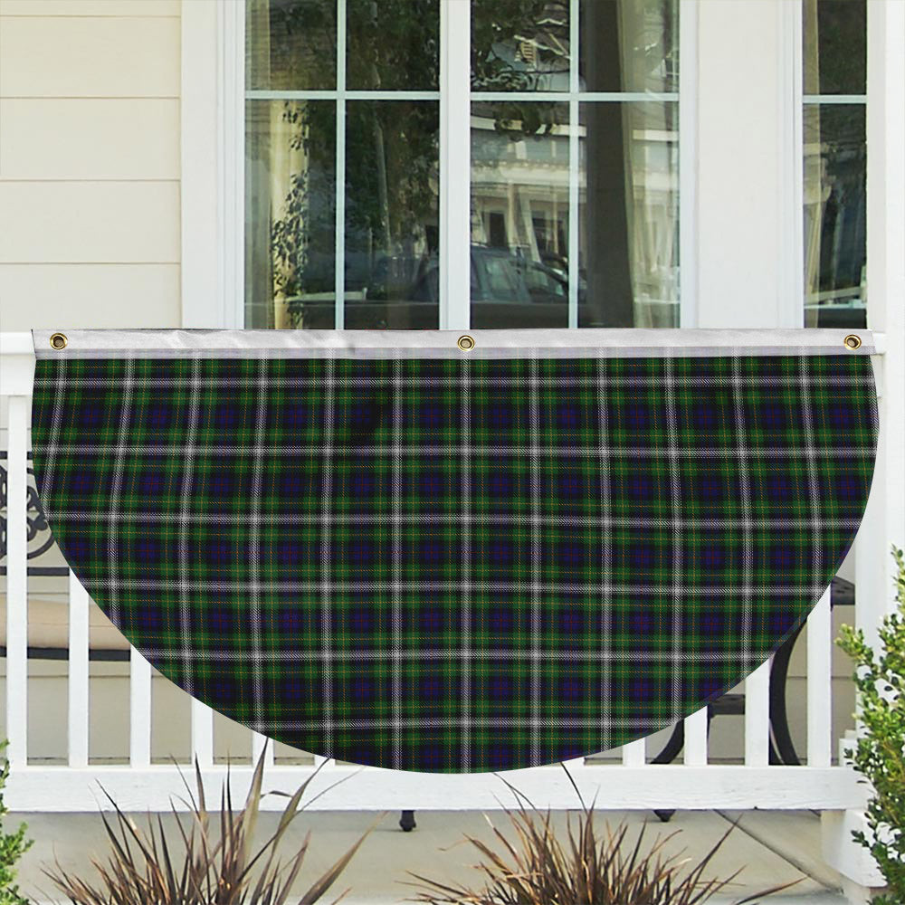 ScotsTee Shop Scottish Farquharson Dress Tartan Non-Pleated Fan Flag Bunting Banner