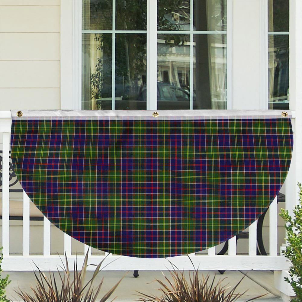 ScotsTee Shop Scottish Dalrymple Tartan Non-Pleated Fan Flag Bunting Banner